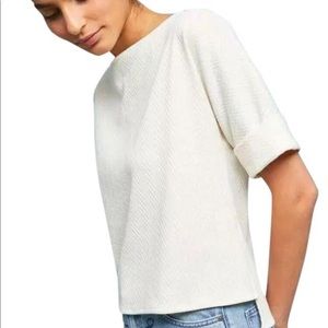 Anthropologie Blue Tassel Meredith Top XS